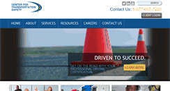 Desktop Screenshot of centerfortransportationsafety.com